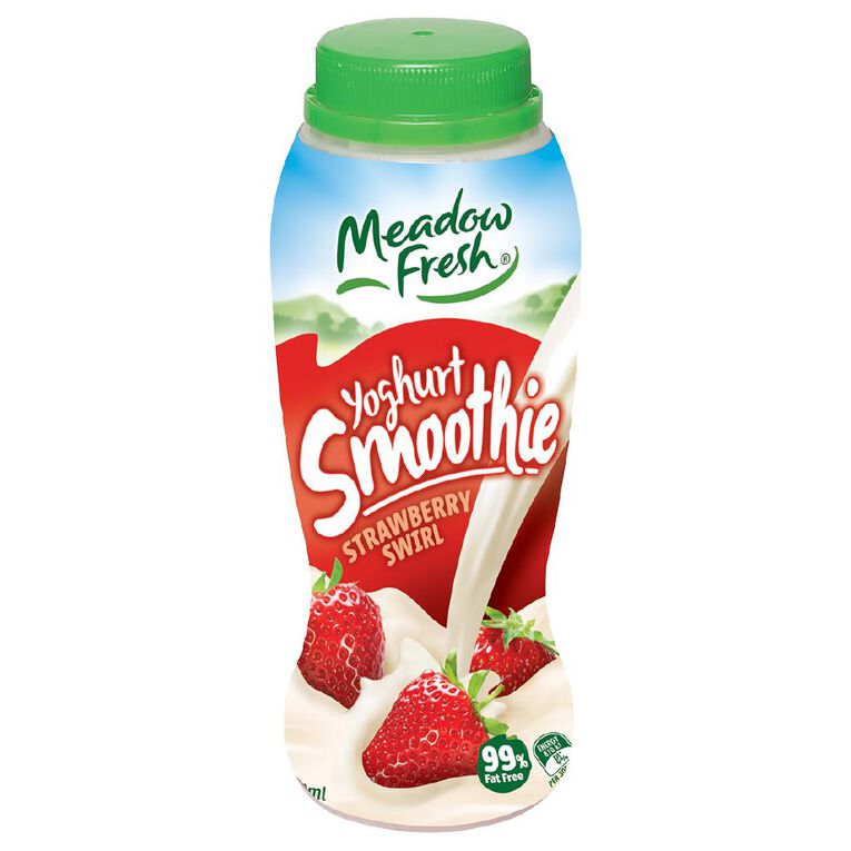 Meadow Fresh Strawberry Swirl Yoghurt Smoothie 300ml