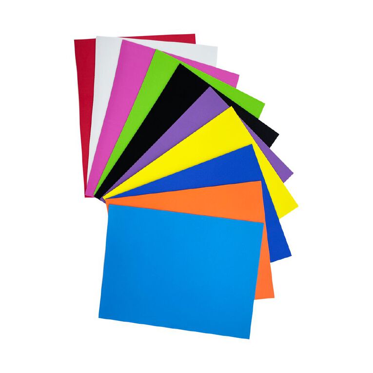 Uniti Foam Sheets A4 10 Pack, , hi-res