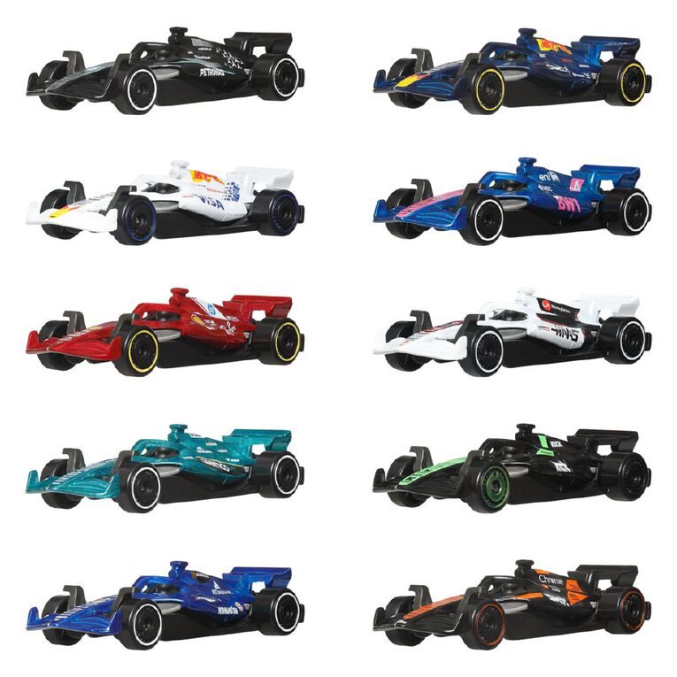 Hot Wheels Formula 1 Diecast Vehicle 10 Pack, , hi-res
