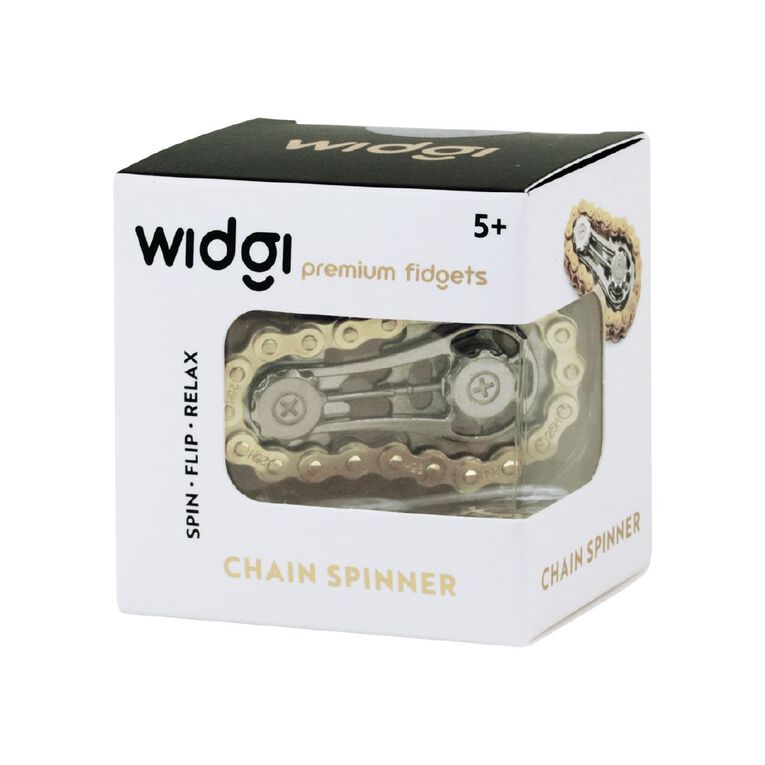 Trend Hub Widgi Metal Chain Spinner Fidget Toy Assorted, , hi-res