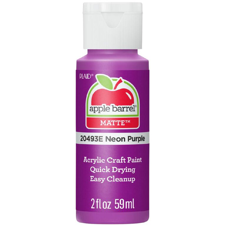 Apple Barrel Acrylic Neon Purple 60ml, , hi-res