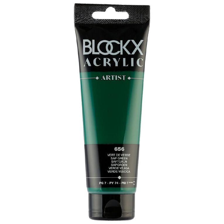 BLOCKX Acrylic Tube Sap Green 120ml, , hi-res