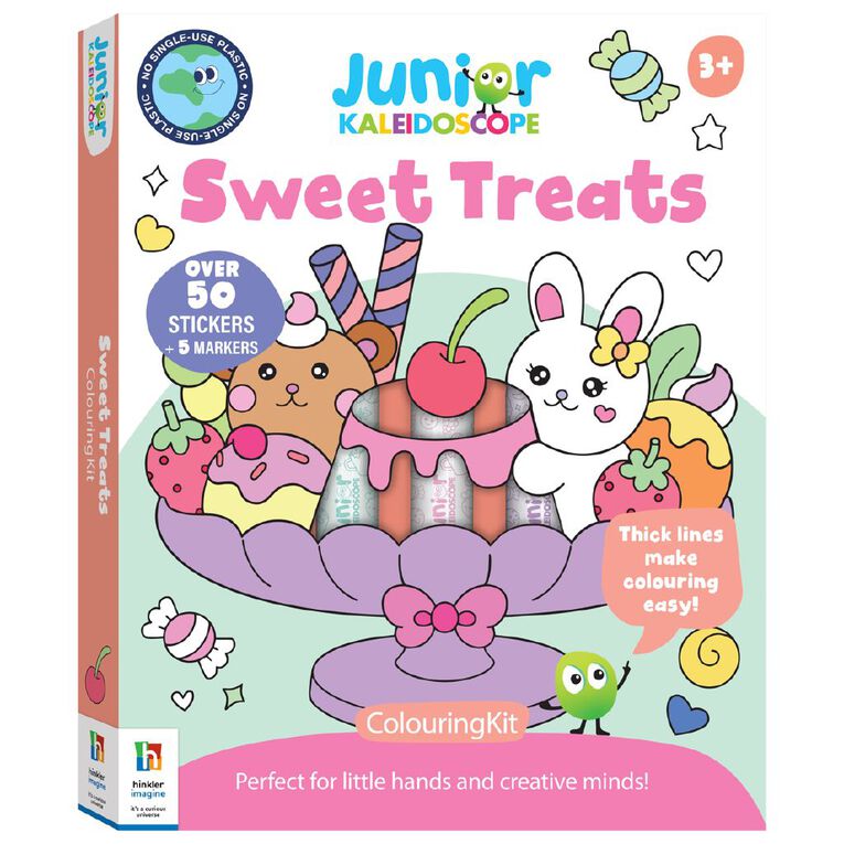 Kaleidoscope Junior Colouring Kit: Sweet Treats, , hi-res