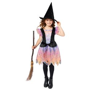 Scarehouse Colourful Witch Costume 2-4 Years