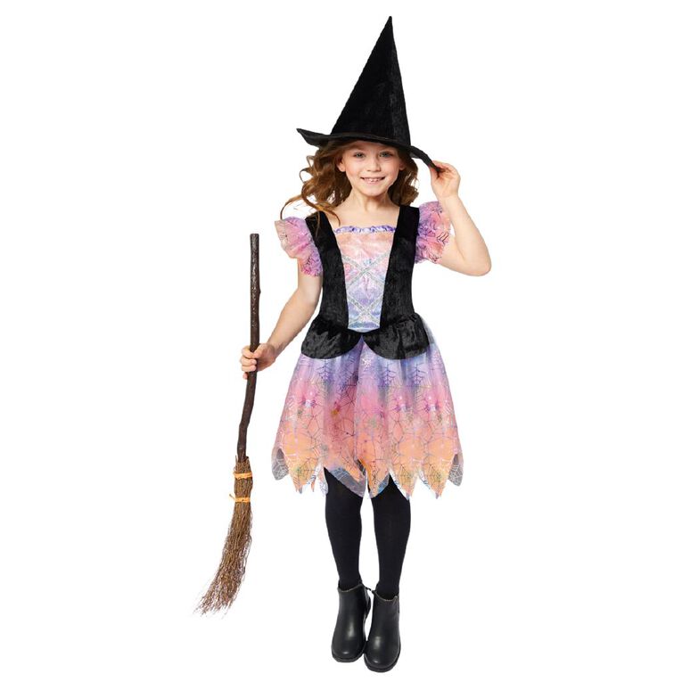 Scarehouse Colourful Witch Costume 2-4 Years, , hi-res