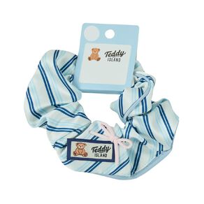 Teddy Island Satin Scrunchie Stripe