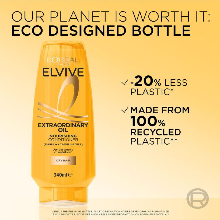 L'Oreal Paris Elvive Extraordinary Oil Conditioner 340ml, , hi-res