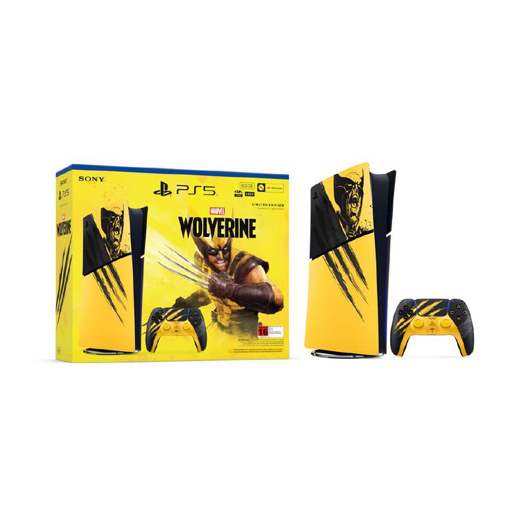 PS5 Digital Edition Marvel s Wolverine Battle Yellow Bundle, , hi-res
