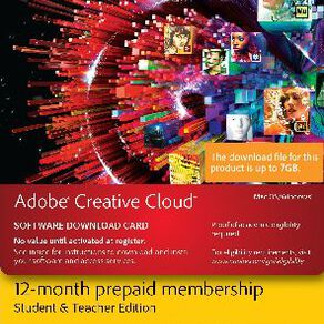 Adobe Creative Cloud Individual 12 Month Education
