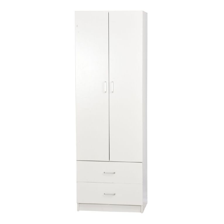 Living & Co 2 Door & 2 Drawer Wardrobe, , hi-res
