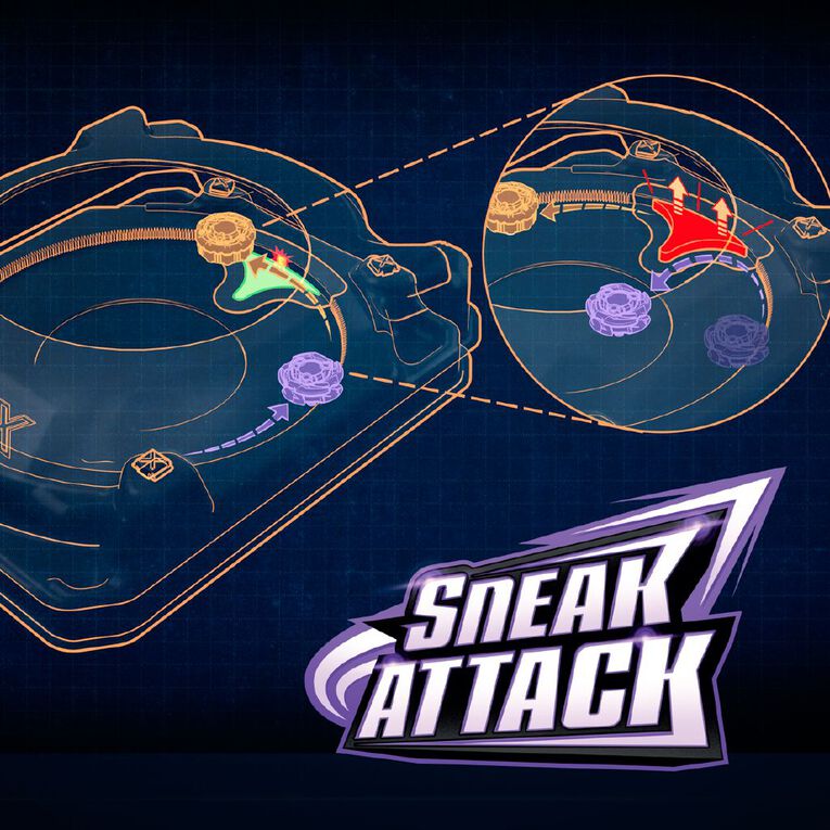 Beyblades X Carlsbad Caverns Sneak Attack Battle Set, , hi-res