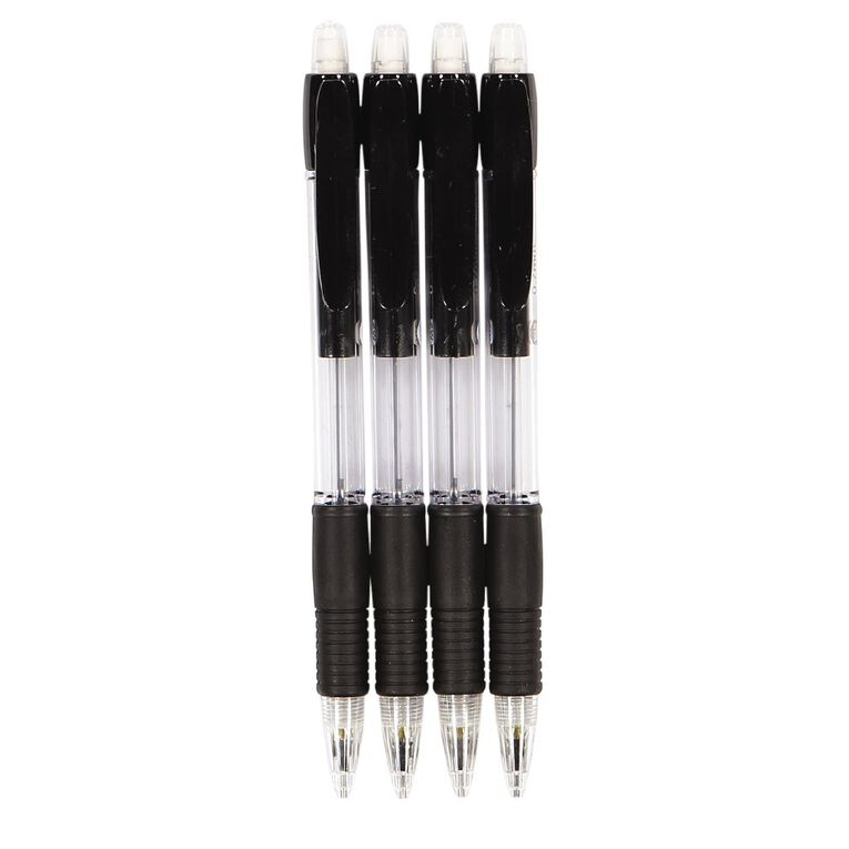 WS Mechanical Pencil Black 4 Pack, , hi-res