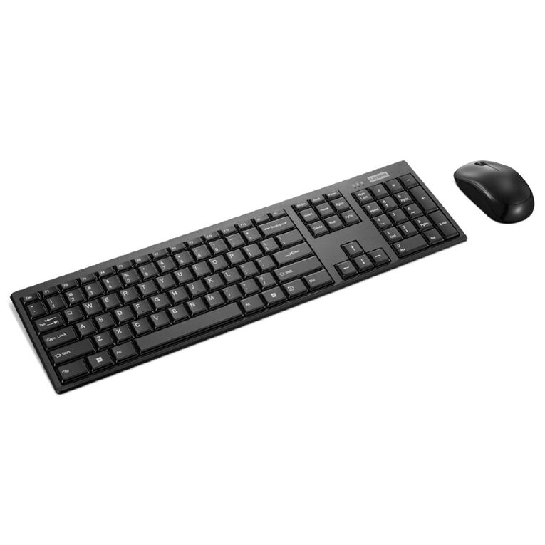 Lenovo 100 Wireless Combo Keyboard And Mouse Black, , hi-res