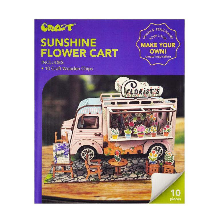 Uniti Craft Adults Make Your Own Flower Cart, , hi-res