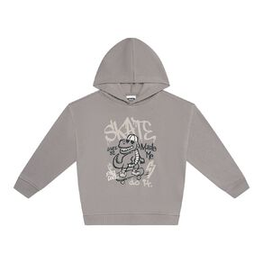 Young Original Print Pullover Hoodie