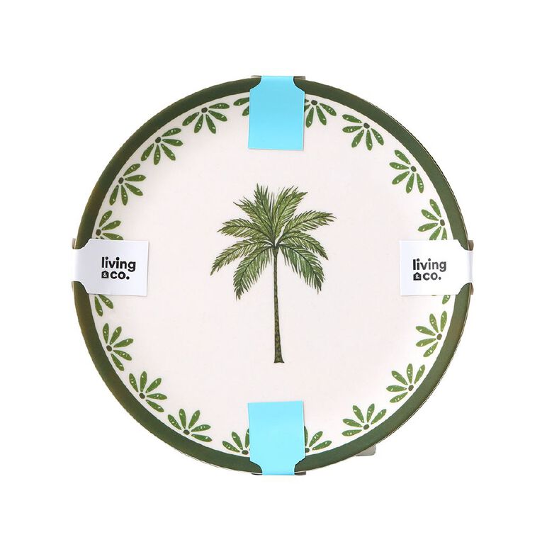 Living & Co Sahara Picnic Dinner Plates Multi-Coloured 4 Pack, , hi-res
