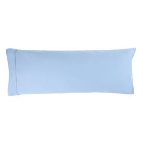 Living & Co 100% Washed Cotton Body Pillow Pillowcase Denim