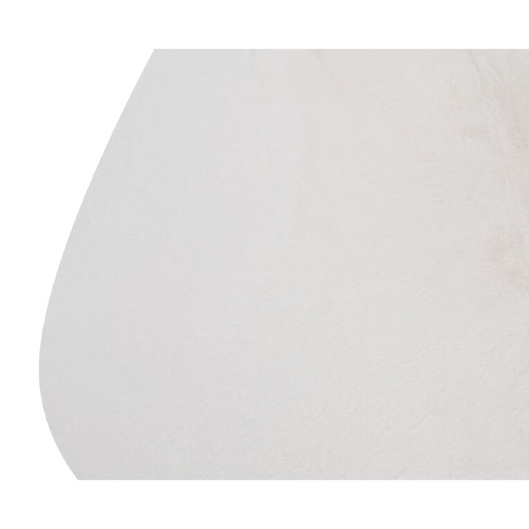 Living & Co Faux Polar Bear Fur Bean Bag Snow, , hi-res