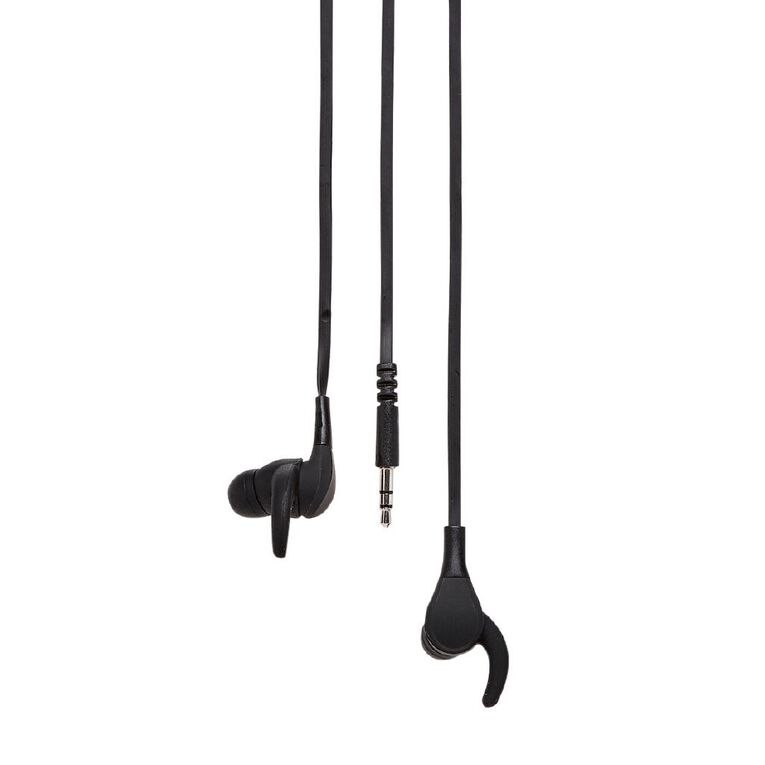 Active Intent Sports Secure Fit Earphones Black, , hi-res