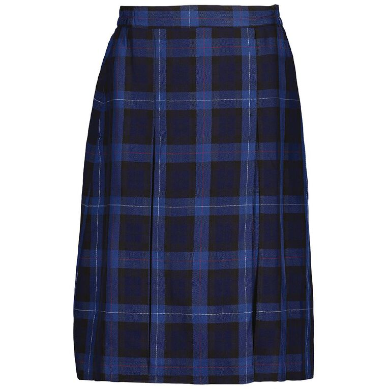 Schooltex Double Inverted Pleat Skirt, Schooltex Tartan TRT014, hi-res