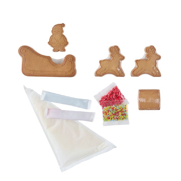 Nice DIY Gingerbread Sleigh Kit, , hi-res