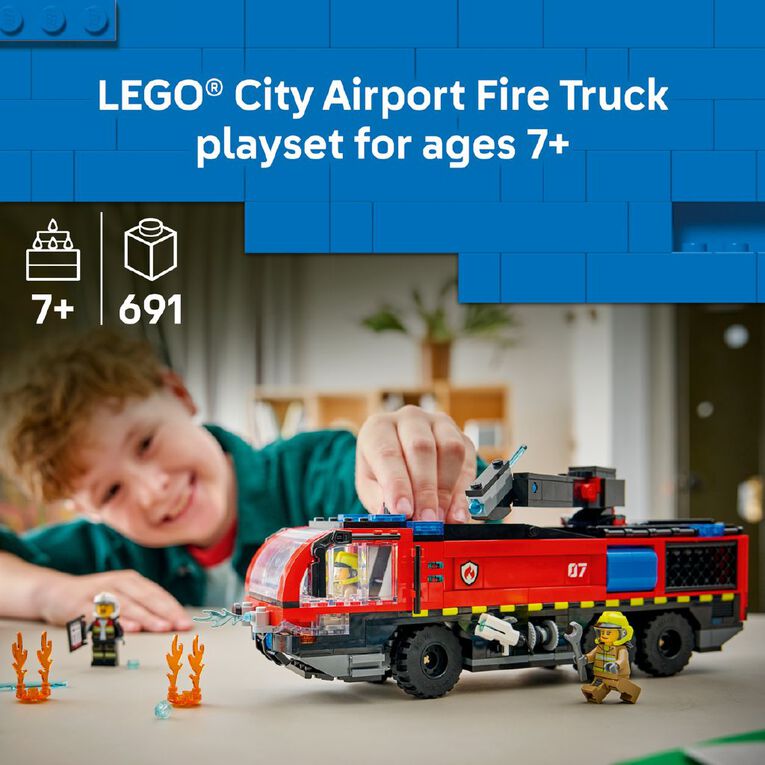 LEGO CITY Airport Fire Engine 60499, , hi-res