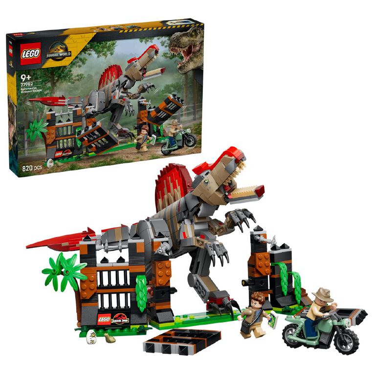 LEGO Jurassic World Spinosaurus Dinosaur Escape 77982, , hi-res