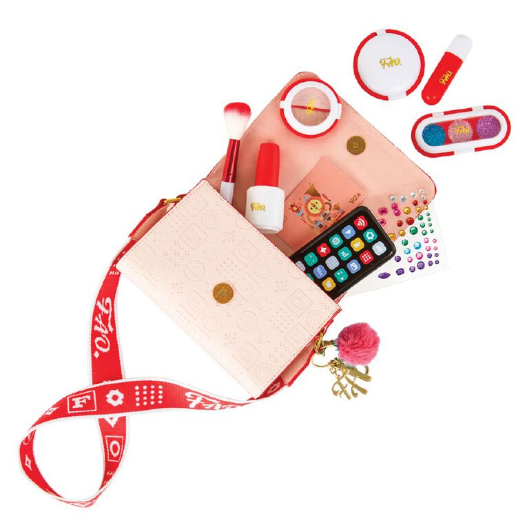 F.A.O F.A.O. Schwarz Girls Glamour Purse Set With Cell Phone, , hi-res