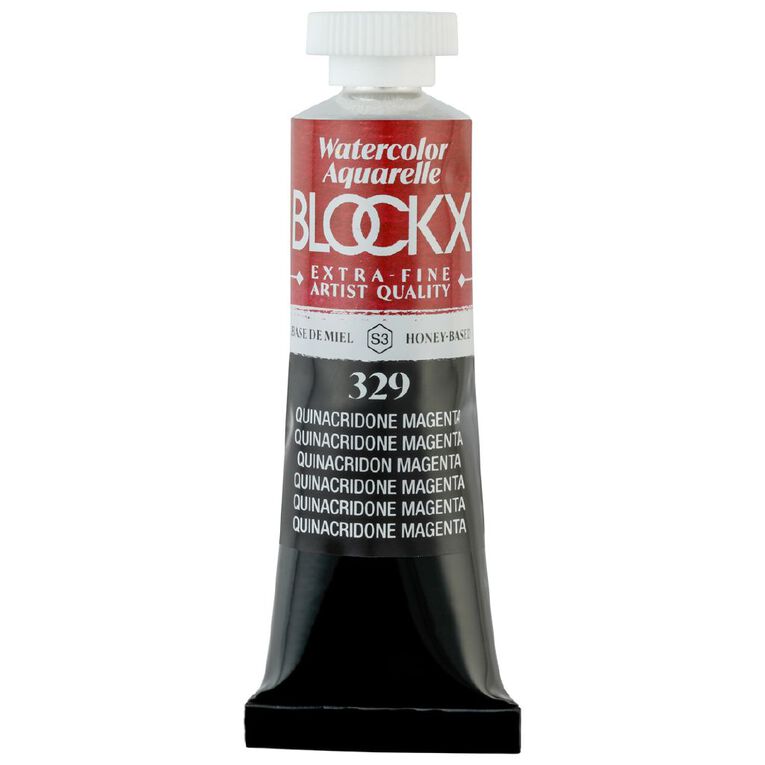 BLOCKX Watercolour Tube 15ml S3 329 Quinacridone Magenta Magenta, , hi-res