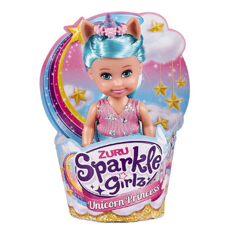 Zuru Sparkle Girlz Unicorn Princess in Cupcake Assorted 4 inch, , hi-res