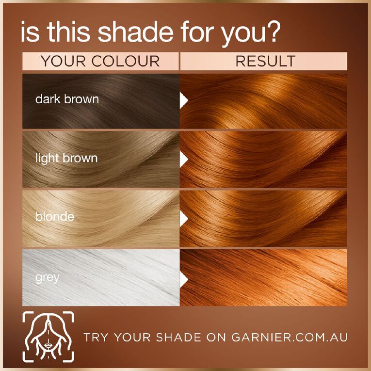 Garnier Good Hair Colour Tumeric Copper 7.43, , hi-res