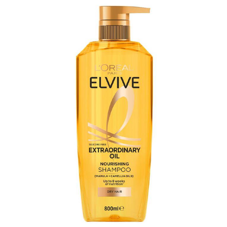 L'Oreal Paris Elvive Extraordinary Oil Shampoo 800ml, , hi-res