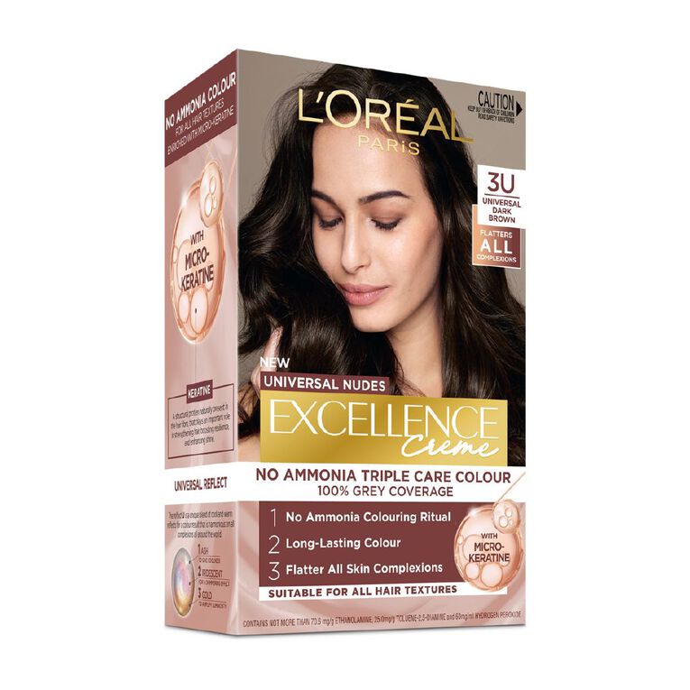 L'Oreal Paris Excellence Universal Nudes 3U Dark Brown, , hi-res