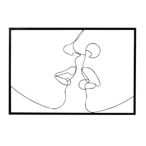 Living & Co Wire Wall Art Kiss