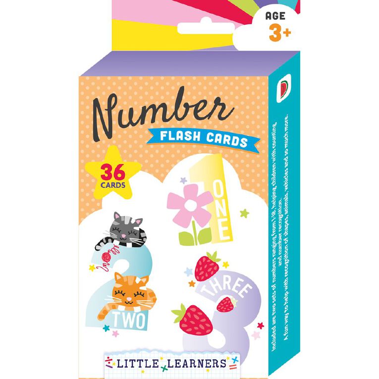 Numbers Flash Cards 36 Cards, , hi-res