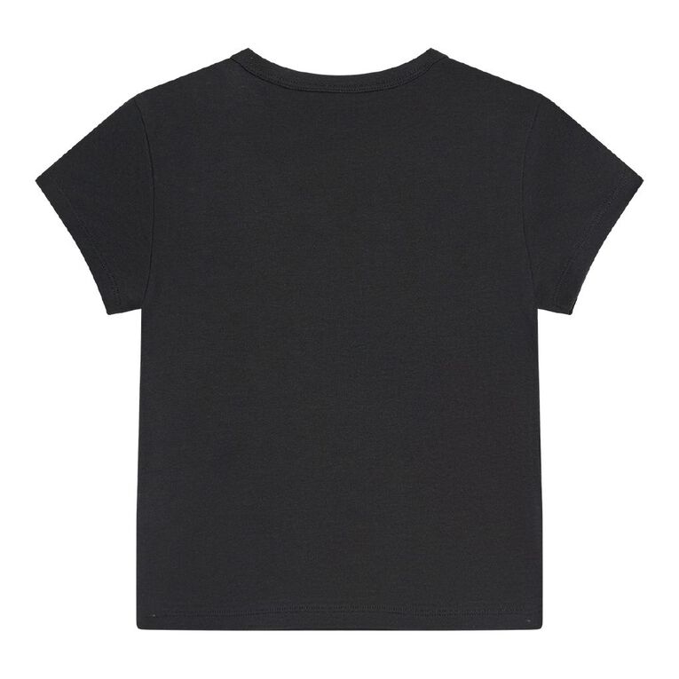 Young Original Short Sleeve Cap Tee, Black, hi-res