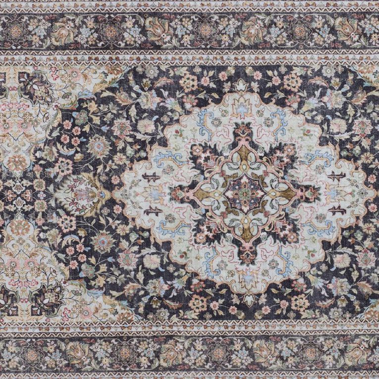 Living & Co Printed Runner Multi-Coloured 80cm x 300cm, , hi-res
