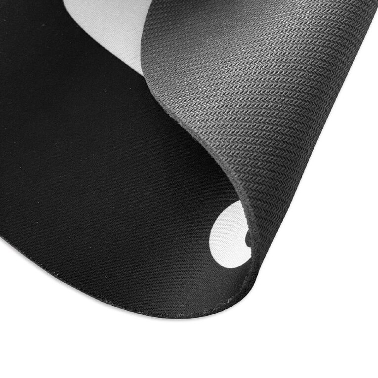 Playmax Paw Print Mouse Mat Black, , hi-res