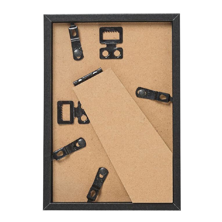 Living & Co Contemporary Photo Frame Black 4in x 6in, , hi-res