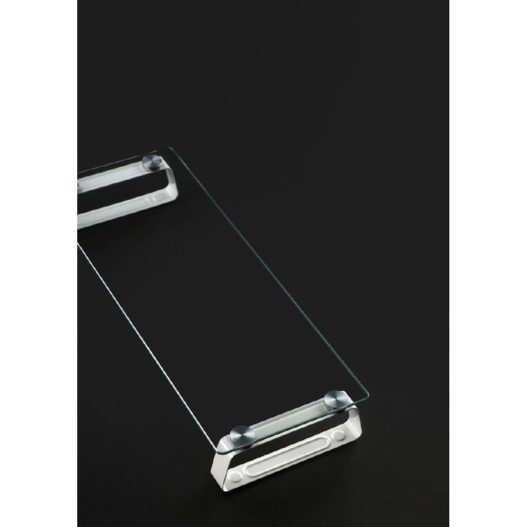 Bracom Universal Tabletop Monitor Riser Glass Top, , hi-res