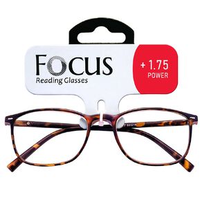 focus reading glasses milan +1.75 1 each