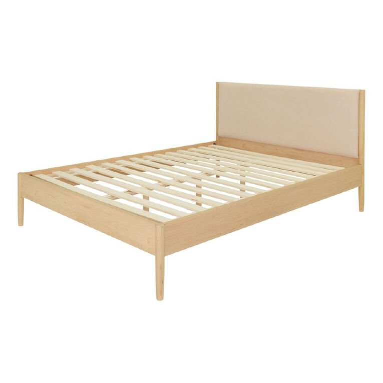 Living & Co Emerson Bedframe Natural Queen, , hi-res