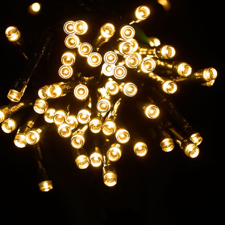 Wonderland Christmas Solar String Lights Warm White 27.5m, , hi-res