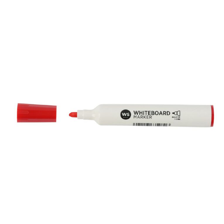 WS WS Whiteboard Marker Loose Red Red, , hi-res