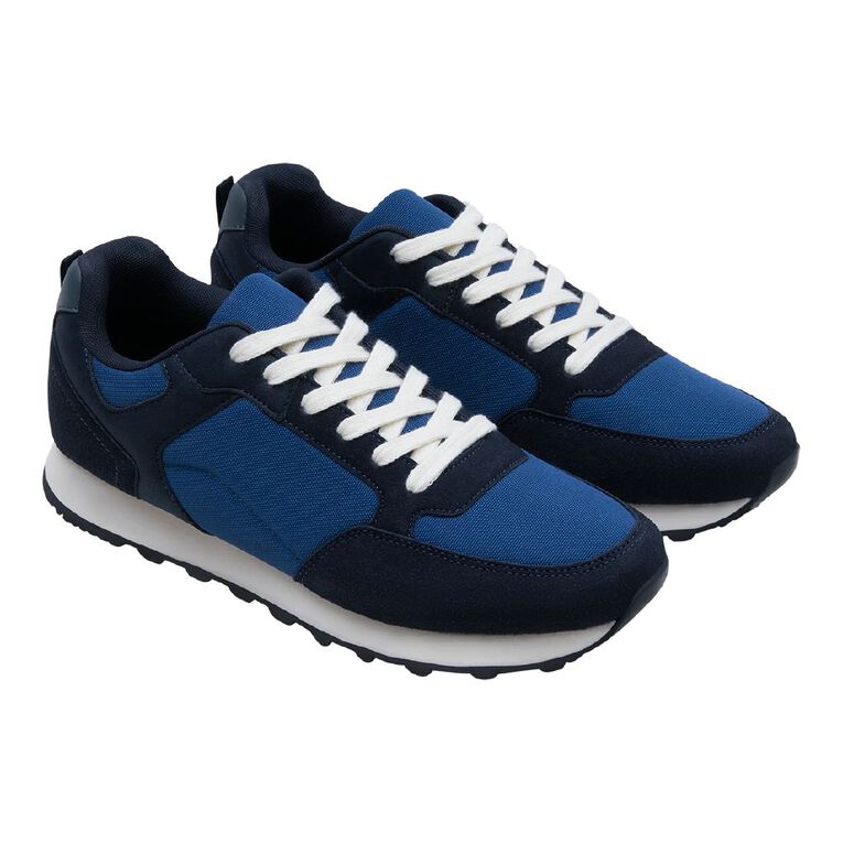 H&H Men's Andy Sneakers, Navy, hi-res
