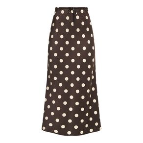 H&H Women's Satin Bias Skirt