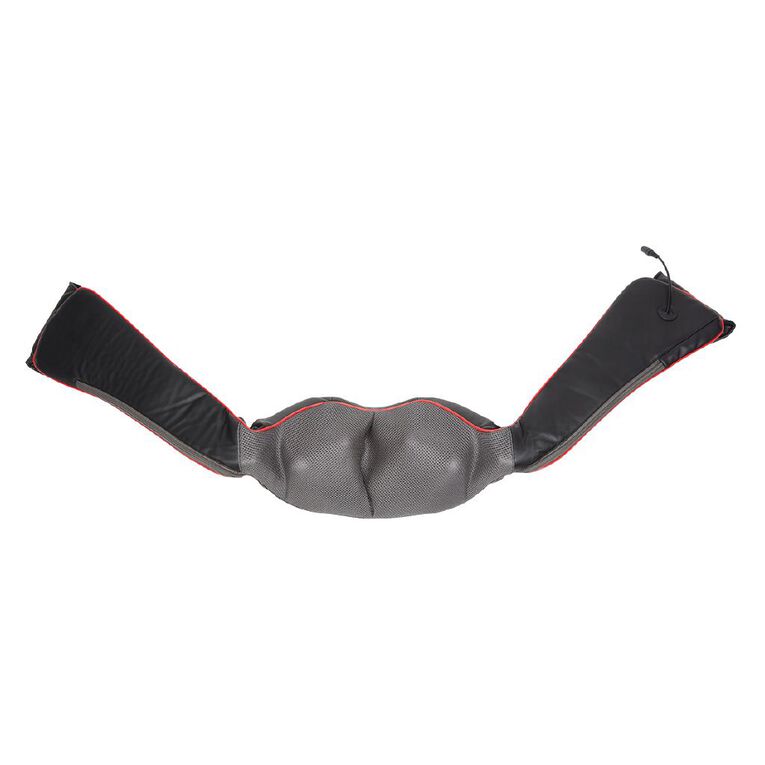 Living & Co Shiatsu Neck and Shoulder Massager Black/Red, , hi-res