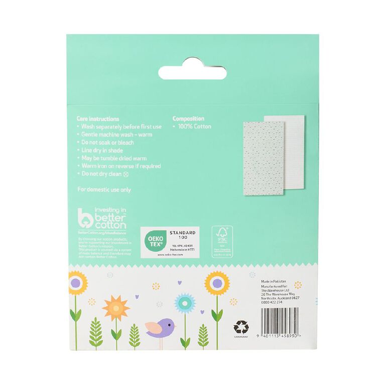 Babywise Cotton Sheet Whale 2 Pack, , hi-res