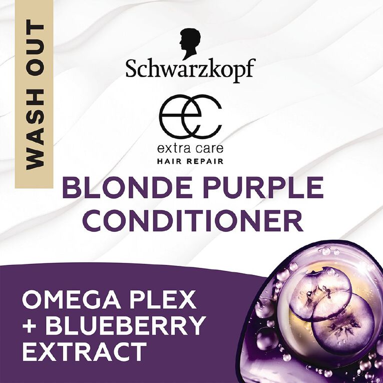 Schwarzkopf Extra Care Blonde Purple Conditioner Purple Mid 250ml, , hi-res
