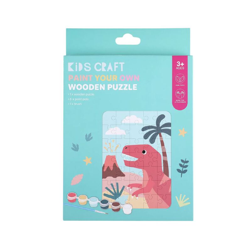 Uniti Craft Adults Paint Your Own Wooden Puzzles, , hi-res